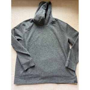 Jachs NY Hoodie XL Gray Wool Blend Heritage Minimalist Quiet Luxury Heavyweight